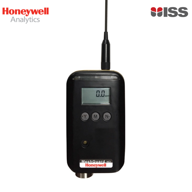 D01-S009-111 Honeywell MeshGuard Stainless Steel Detector w/o Battery, Hydrogen Cyanide HCN Range: 0 to 50 ppm, 0.5ppm Resolution