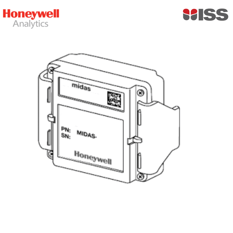 MIDAS-S-XCF Honeywell Midas Sensor Cartridge Difluoromethane (CH2F2), Hexafluorobutadiene (C4F6)**,Octofluorocyclopentene (C5F8)**, 0-40 ppm, 0-240 ppm, 0-40 ppm