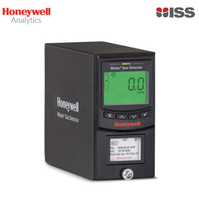 Honeywell Boron Trichloride (BCl3), Dichlorosilane (H2Cl2Si), Range: 0.72-8 ppm Hydrogen Bromide (HBr), Hydrogen Chloride (HCl) Midas® Transmitter and Sensor Cartridge Kit